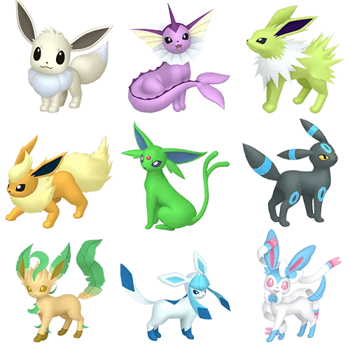 Eevee Bundle Shiny 6IV Hidden Ability In-game Trade Z-A Pokemon